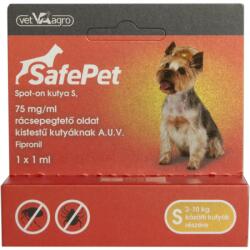 SafePet 75 mg/1 ml spot on kutya S 2-10 kg 1x - grandopet