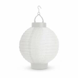 Szolár Fehér lampion - 21 cm (11399F-WH)