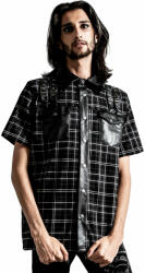 KILLSTAR Férfi ing KILLSTAR - Daze Button-Up - ASH TARTAN - KSRA003985