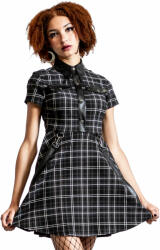 KILLSTAR Rochie femei KILLSTAR - Menace Collar - ASH TARTAN - KSRA003979