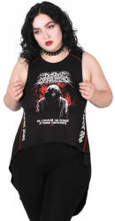 KILLSTAR Tricou femei KILLSTAR - Departed Maxi Vest - Negru - KSRA003704