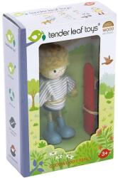Tender Leaf Toys Figurina din lemn - Edward and his Skateboard Figurina