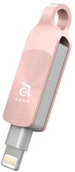 ADAM elements iKlips Duo Plus Lightning 32GB - външна памет за iPhone, iPad, iPod с Lightning (32GB) (розово злато)