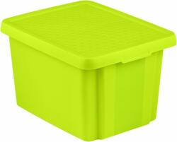 Keter ESSENTIALS tároló doboz fedővel 45L, zöld 225411 (00756-598) (225411)