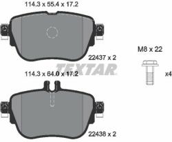 TEXTAR set placute frana, frana disc TEXTAR Q+ 2243701 (2243701)
