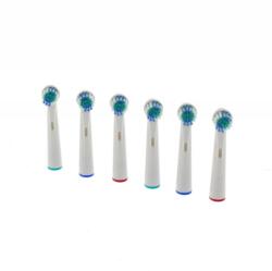 Oral-B kompatibilis 6 db fogkefefej, fogkefe pótfej Oral-B elektromos fogkeféhez