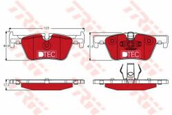 TRW Set placute frana, frana disc BMW Seria 3 Gran Turismo (F34) (2013 - 2016) TRW GDB1919DTE