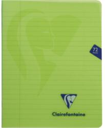 Clairefontaine Mymesys tűzött füzet, A5, 36 oldal, vonalas, 16.5x21cm, zöld (CAI244DictandoV)