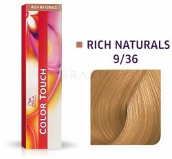 Wella Color Touch Rich Naturals professzionális demi-permanent hajszín többdimenziós hatással 9/36 60 ml