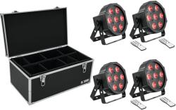 EUROLITE Set 4x LED SLS-7 HCL Floor + Case TDV-1 - dj-sound-light