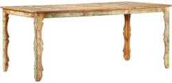 vidaXL Masă de bucătărie, 180 x 90 x 76 cm, lemn masiv reciclat (286491) - vidaxl