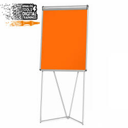  EuroFlip® flipchart tábla - mandarin filcszövet