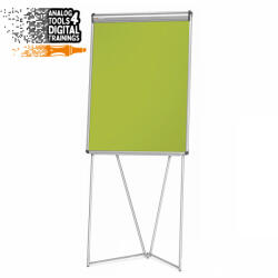  EuroFlip® flipchart tábla - almazöld filcszövet