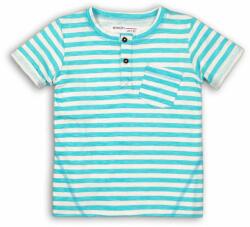 Minoti Fiúk shirt rövid ujjú, minoti, eco 7, kék - 68/80 | 6-12m méret