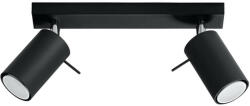 Sollux Plafoniera RING negru 2x40W GU10, metal (2829)