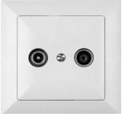 ABEX Perla Priza RTV terminala 1.5db alb (2197)