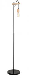 LAMKUR Lampadar LEON natur 1x60W E27, lemn (2328)