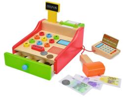 Eichhorn Fa játék pénztárgép vonalkód leolvasóval (3717) (3717)