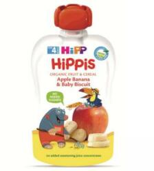 HiPP Mic dejun cu fructe bio HIPP, mere, banane și biscuiți, 100g, 9062300133728