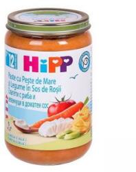HiPP Piure de spaghete organic cu pește și legume în sos de roșii HIPP, 12+ luni, 220g