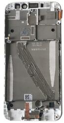 ASUS NBA001LCD1010605 Gyári Asus Zenfone 4 Selfie Pro ZD552KL fehér LCD kijelző érintővel kerettel előlap (NBA001LCD1010605)