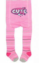Yo! Baby pamut harisnyanadrág (92-98) - rózsaszín Cute - babyshopkaposvar