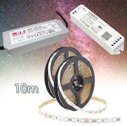 LLH 10m-es RGB Led szalag csomag Wifi vezérléssel és tápegységgel (LLH-10WF)