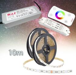 LLH 10m-es RGB Led szalag csomag Távirányítós vezérléssel és tápegységgel (LLH-10M3)