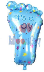 Balloons4party Balon folie Talpa , It s a boy, botez albastru 75cm
