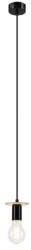 LAMKUR Pendul ANGELINA negru 1x60W E27, metal (4352)