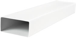 Vents Tub rigid rectangular PVC 60x120mm, L=500mm (722)