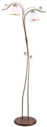LAMKUR Lampadar RETRO II maro 2x60W E27, sticla (1238)