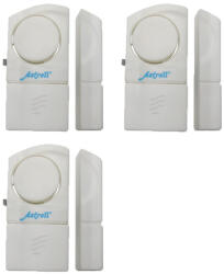 SMART HOME AVIDSEN - ASTRELL 3 mini alarme independente cu contacte magnetice (2700)