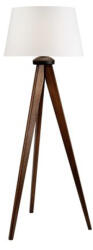 LAMKUR Lampadar AIDA stejar nuc 1x60W E27, textil (3438)