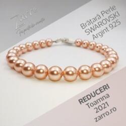 Zarro Design Bratara perle cristal Swarovski® Rose Peach
