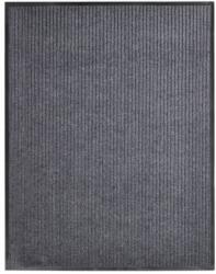 vidaXL Изтривалка за врата, сива, 117x220 см, PVC (287667)