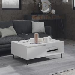 vidaXL Măsuță de cafea, alb, 90x60x35 cm, PAL (806004) Masa de cafea