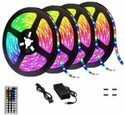 Alloet 5050 RGB ledszalag, 20 méteres, színváltós - 54 led/méter JSY-250 (10178)