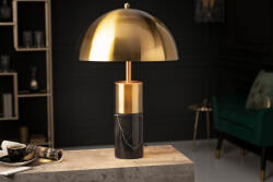  BURLESQUE design asztali lámpa - fekete/arany (41319)