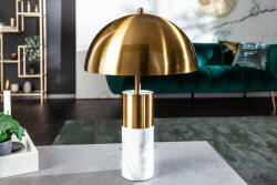  BURLESQUE design asztali lámpa - fehér/arany (40778)