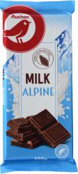 Auchan Kedvenc Alpesi tej felhasználásával készült tejcsokoládé 100 g