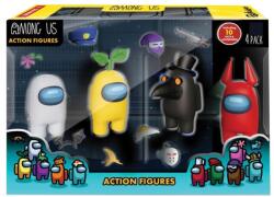 PMI Set figurine de acțiune P. M. I. Games: Among Us - Crewmates (10 hats and accessories) 4 buc