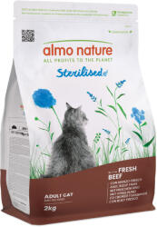 Almo Nature 2 kg Almo Nature Functional Sterilised Cat marha & rizs száraz macskatáp