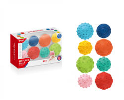 Man Yuk Toys Set de 8 mingi texturate pentru dezvoltare senzorială (HE0257)