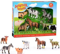 Johntoy Animal World Farm állatok 6 db (010-26785) - liliputjatek