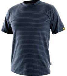 CXS Tricou din material antistatic ESD CXS NOME - Albastru închis | 3XL (1130-135-414-97)