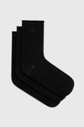Calvin Klein zokni (3 pár) fekete, női - fekete Univerzális méret - answear - 8 190 Ft