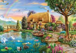 KS Games - Puzzle Adrian Chesterman: Lakeside Cottage - 2 000 piese