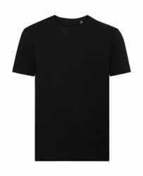 Russell Europe Férfi rövid ujjú organikus póló Russell Europe Men's Pure Organic Tee S, Fekete