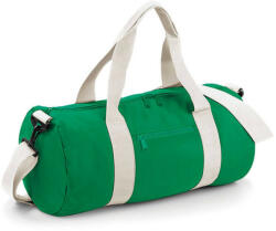 Bag Base Original Barrel Bag - Egy méret, Kelly Green/Off Fehér